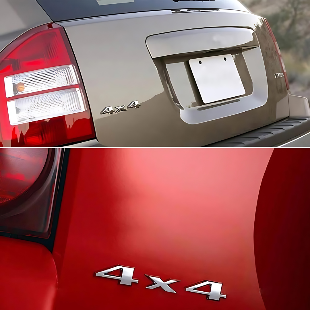 3D Chrome 4x4 LIMITED Car Emblem Badge Sticker Decals