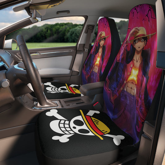 One Piece Luffy Storm Car Seat Covers