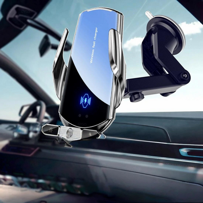 50W Wireless Car Fast Charging Station Phone Holder