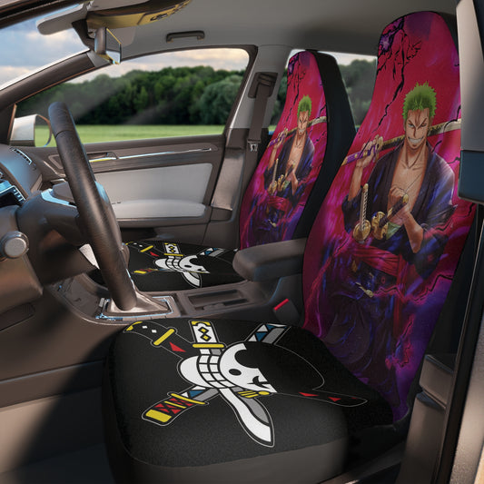 One Piece Zoro Storm Car Seat Covers