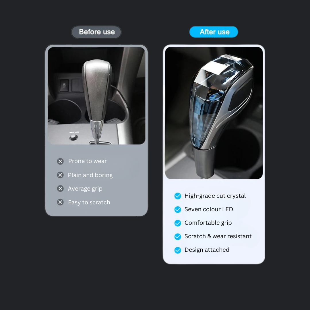 Crystal LED Gear Shift Knob 5 Speed Manual