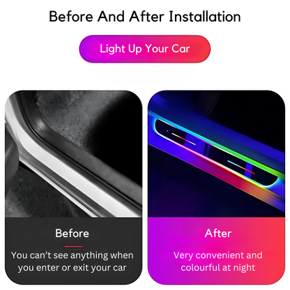 Illuminated LED Car Door Sill Lights