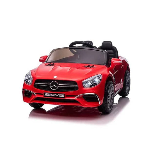 Electric Ride On Toy Car Mercedes-Benz SL65 AMG XMX602B 12V, Red, With Remote Control
