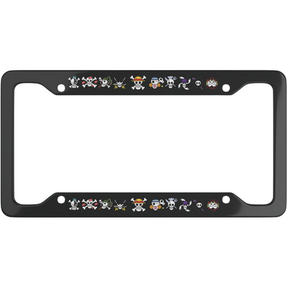 One Piece Jolly Roger License Plate Frame