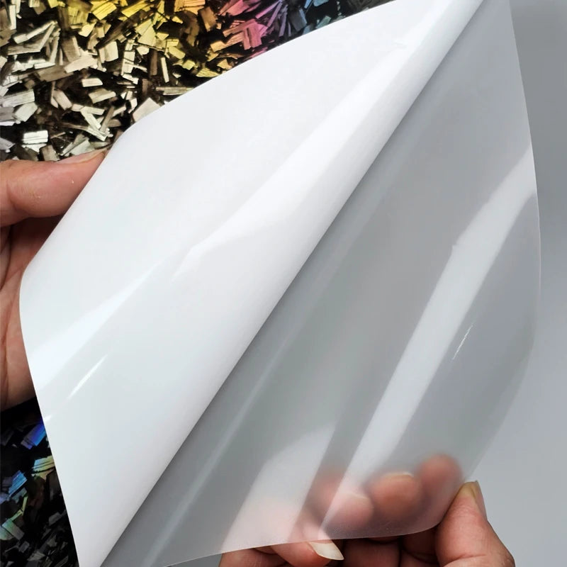 PET Glossy Holographic Carbon Vinyl Wraps
