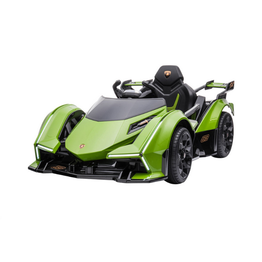 Electric Ride On Toy Car Lamborghini HL528 12V, Green, With Remote Control